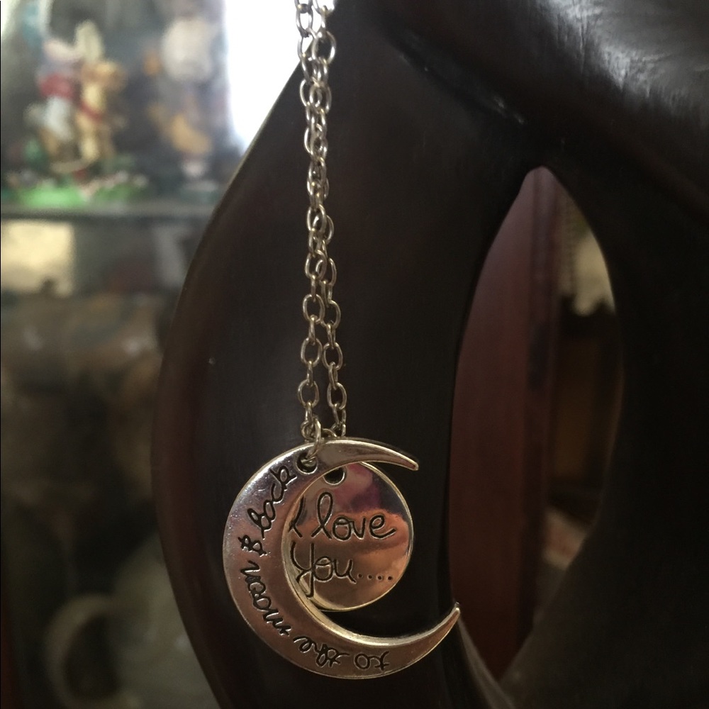 “I love you to the moon & back” Necklace!